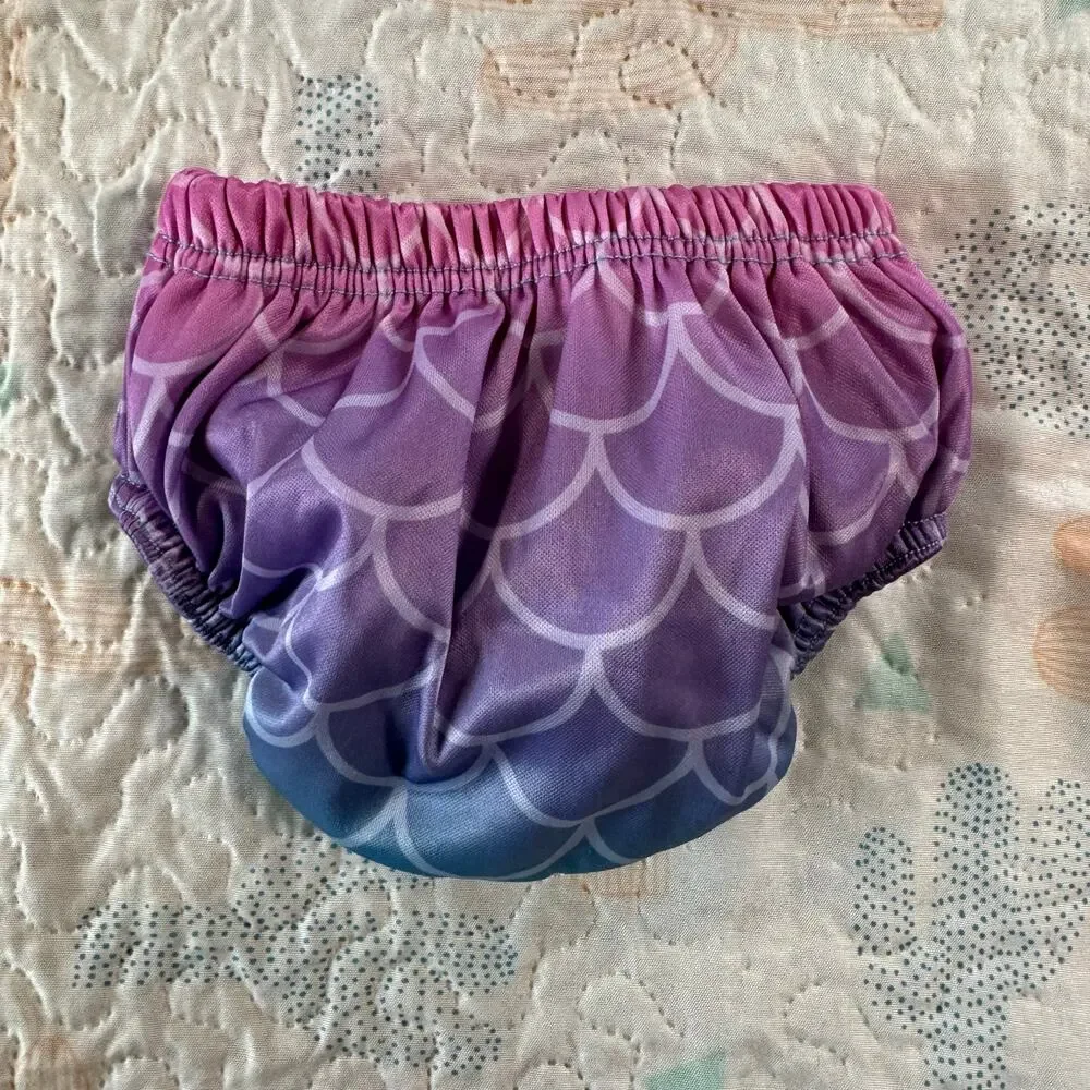 SwimWays Toddler Swim Diaper Reusable 24 Months Mermaid Swim Bottoms
